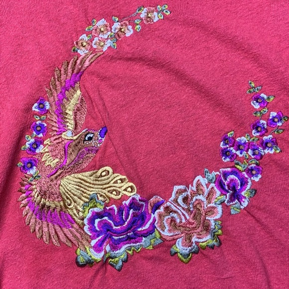 Free People Embroidered Night Bird Tunic Sweater - Picture 4 of 7